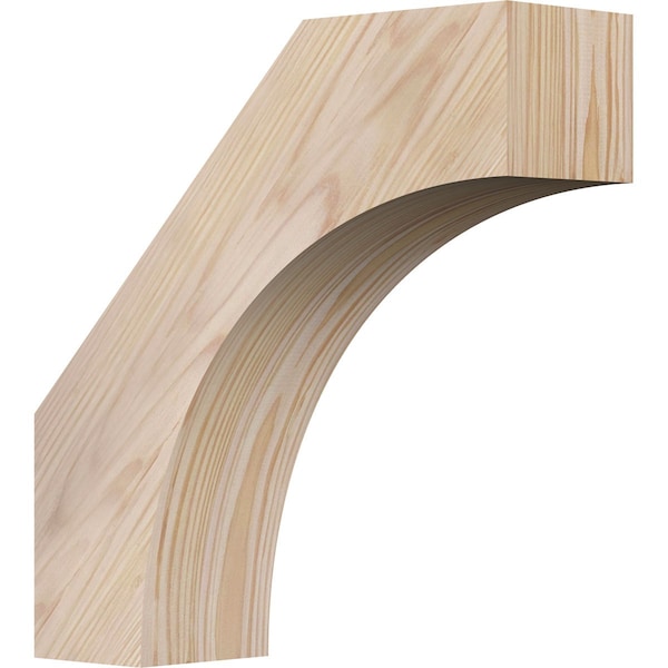 Ekena Millwork 3 1/2"W x 12"D x 12"H Westlake Smooth Knee Brace, Douglas Fir BRC04X12X12WTL00SDF - main